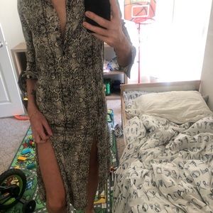 Silk long Dress luxury the kooples . New